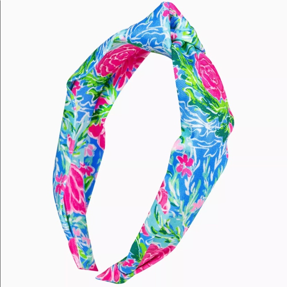 HP!🎉 Lilly Pulitzer Bunny Business Print Knotted Headband